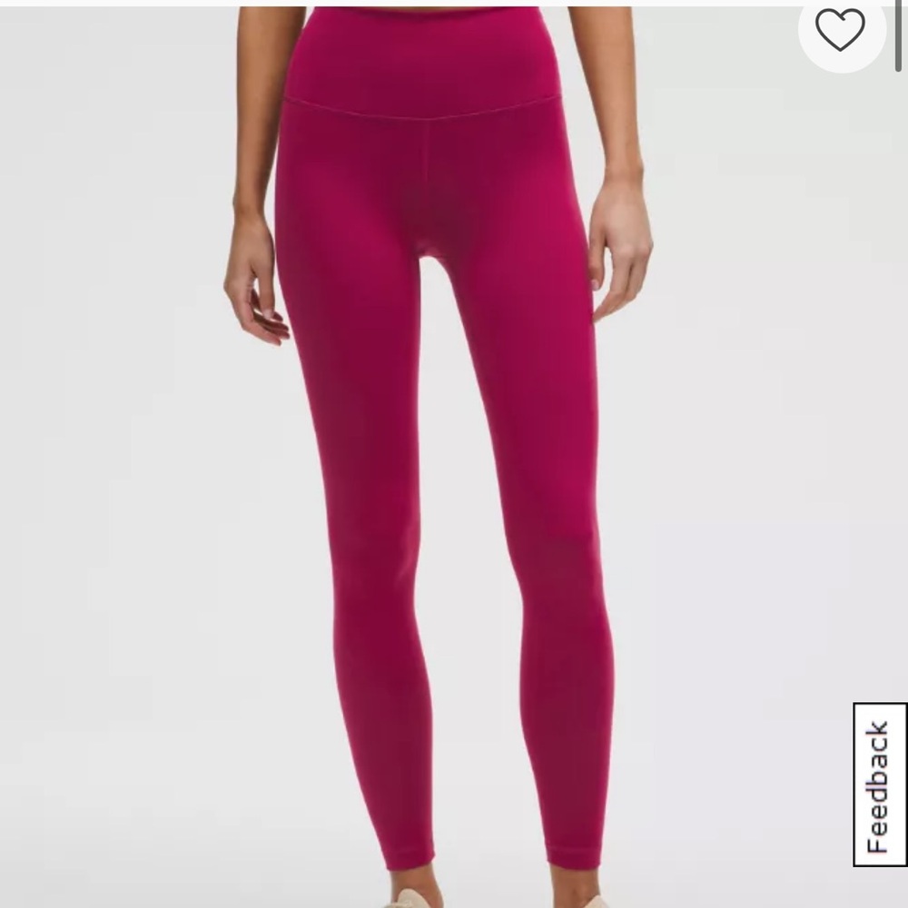 Lululemon Athletica Pink Leggings